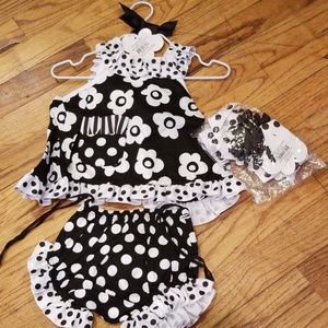 Mudpie swing top and bloomers set